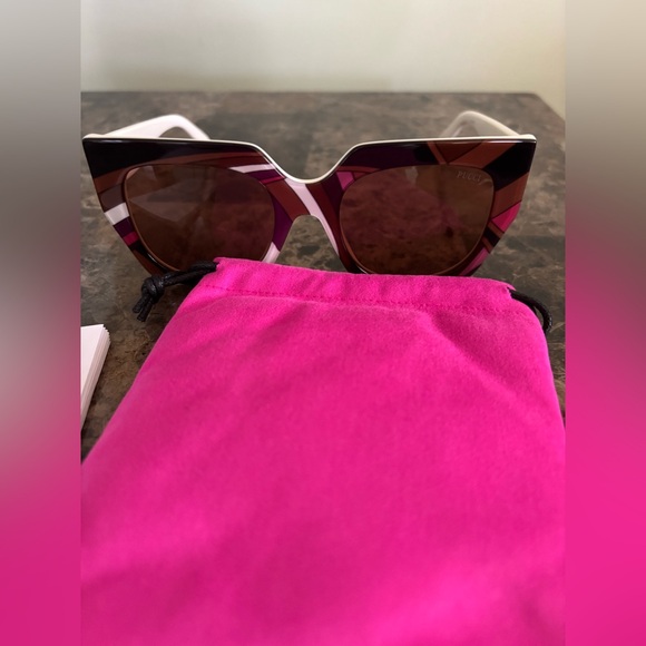 Emilio Pucci Sunglasses EP0197 52-20-140 Multicolor W/ Soft Case Cloth New main image 6
